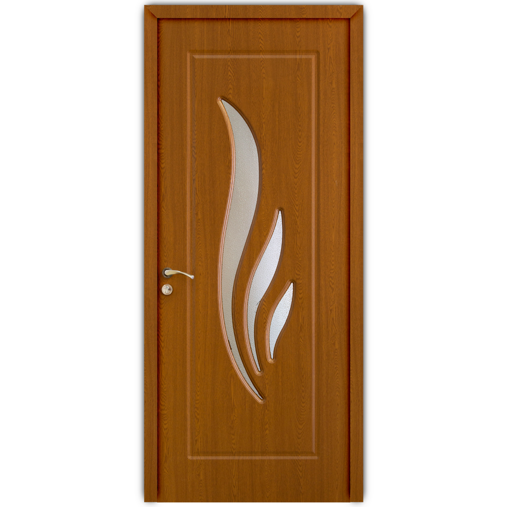 Usa lemn interior Modern cu geam OP-071 2000/800 Stejar inchis