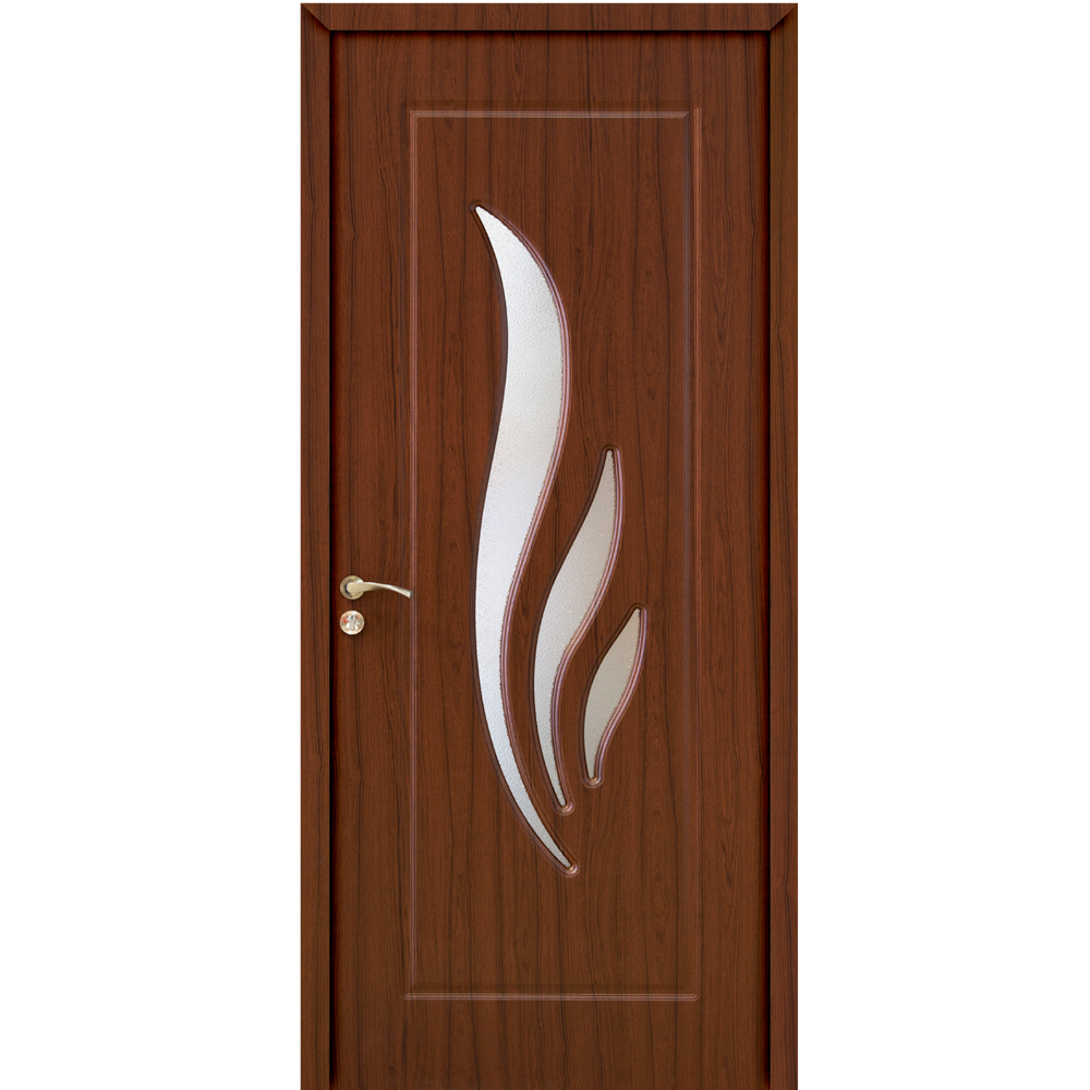 Usa lemn interior Modern cu geam OP-071 2000/800 Teak
