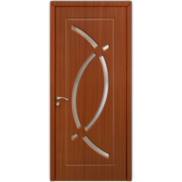 Usa lemn interior Modern cu geam OP-104 2000/600 Sapelli