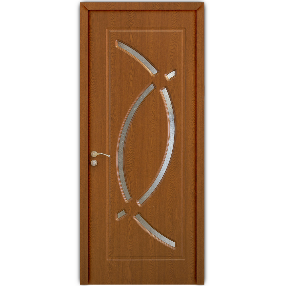Usa lemn interior Modern cu geam OP-104 2000/800 Stejar inchis