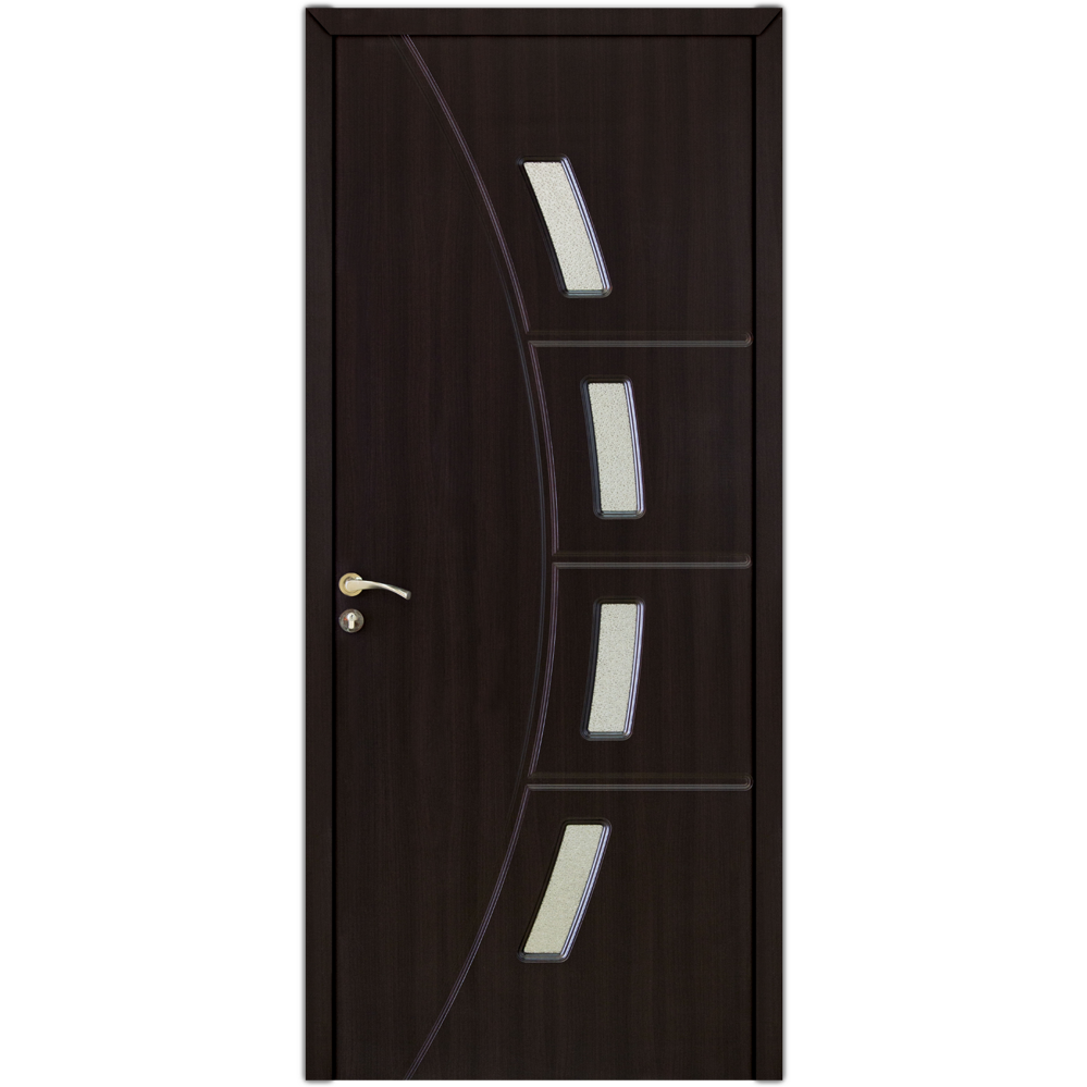 Usa lemn interior Modern cu geam OP-156 2000/600 Wenge
