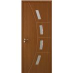Usa lemn interior Modern cu geam OP-156 2000/800 Stejar Inchis
