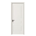 Usa lemn interior SY-2102 feronerie neagra dreptunghiulara 2000/800 mm Alb