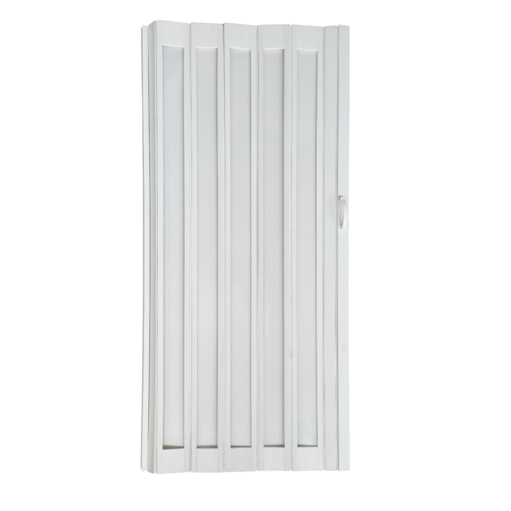 Usa plianta cu geam 1/1 Prestij din PVC alb marmorat 850/2030 mm