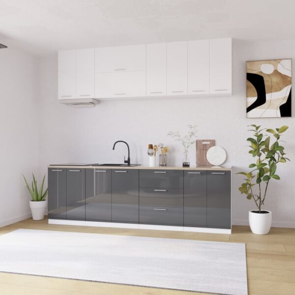 Bucatarie Londra MDF lucios