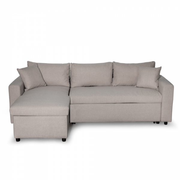 Coltar extensibil cu lada de depozitare Golf Beige