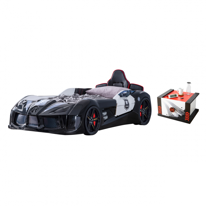 Pat pentru copii masina POLICE