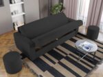 Canapea Extensibila Corsica Gri Antracit - imagine 4