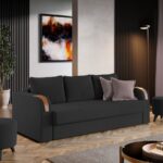 Canapea Extensibila Morelia Gri Antracit