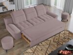 Canapea Mely Roze - imagine 3