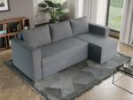 Coltar Extensibil Alfa plusat aspect lana gri