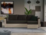Coltar Extensibil Faro crem / maro - imagine 2