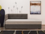 Divan / Pat tapitat Crem / Maro Story Extensibil - imagine 3