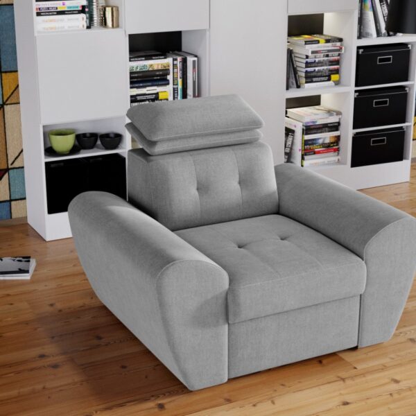 Fotoliu Barini Gri Deschis