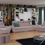 Set Canapea si Fotolii Barini Roze