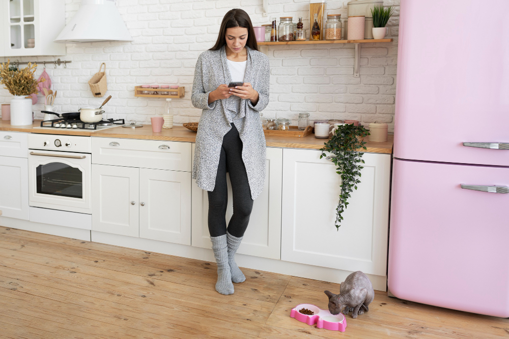 mobila bucatarie retro