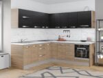 Mobila bucatarie pe colt Italia 240*240 Urbano/Ferrara – C58