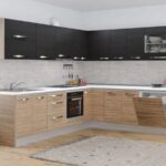 Mobila bucatarie pe colt Italia 300*240 Urbano/Ferrara – C52