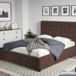 Pat Tapitat Rivo cu somiera fixa Maro - Poso 06 180x200