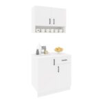 Set Mobila Bucatarie Alba Ieftina Berna