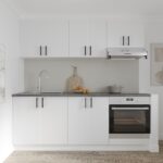 Set Mobila Bucatarie Alba Ieftina Karo V10