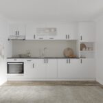 Set Mobila Bucatarie Alba Ieftina Karo V30