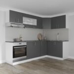 Set Mobila Bucatarie pe Colt Ieftina Karo V34