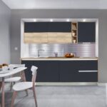 Bucatarie Evo Gri Antracit Si Natur