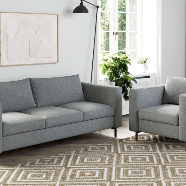 Set canapea 3 locuri cu fotoliu MATERA