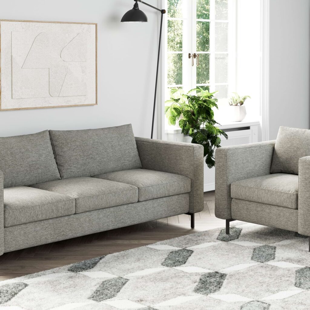 Set canapea 3 locuri cu fotoliu MATERA