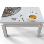 Masa Transformer Butterfly Print 9 Alb