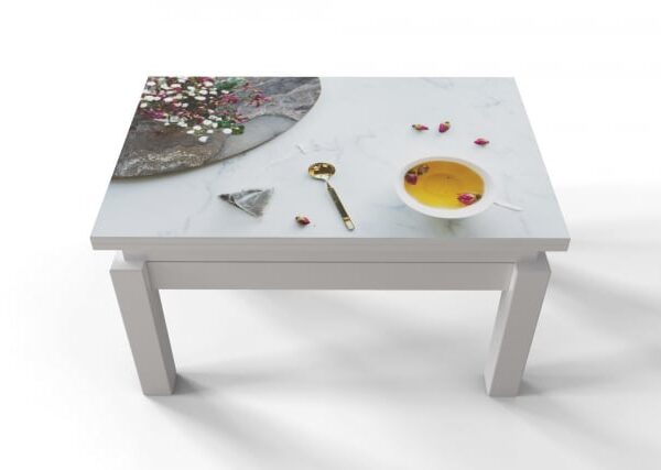 Masa Transformer Butterfly Print 9 Alb